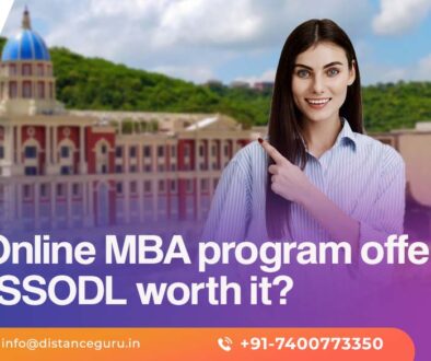 Is Online MBA program offered by SSODL worth it