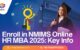 Enroll in NMIMS Online HR MBA 2025 Key Info